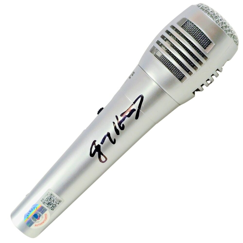 Jimmy Hart WWE Wrestling Signed Microphone Mic BAS Beckett Cert Proof Autograph
